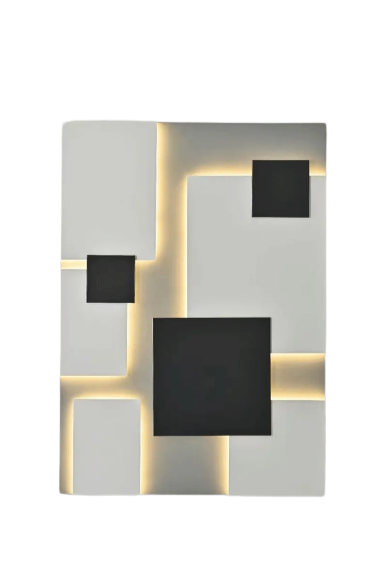 Grande applique murale design LED en métal SLICE