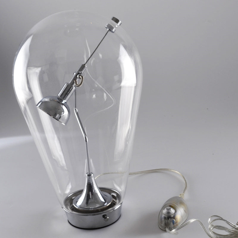 Lampe de bureau design contemporain en verre BULB