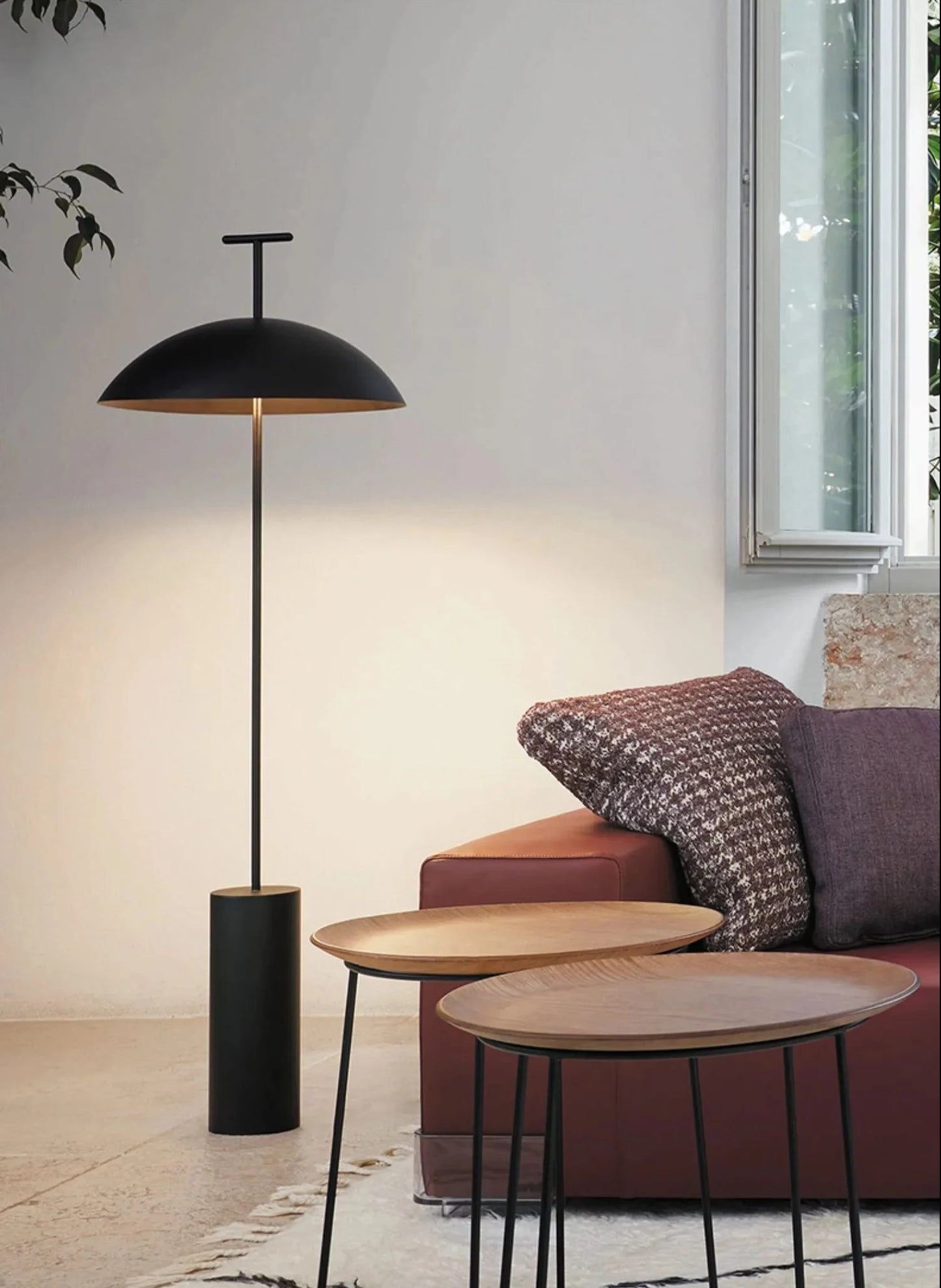 Lampadaire design en métal BRELLA