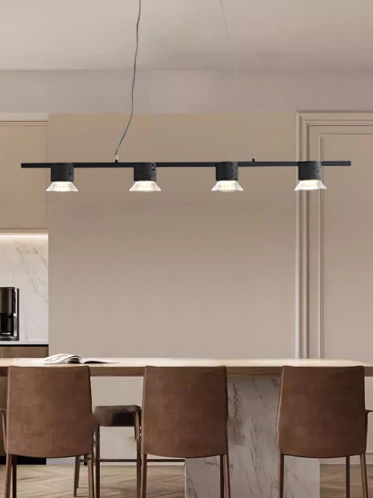 Suspension design industrielle LED en métal CETRI