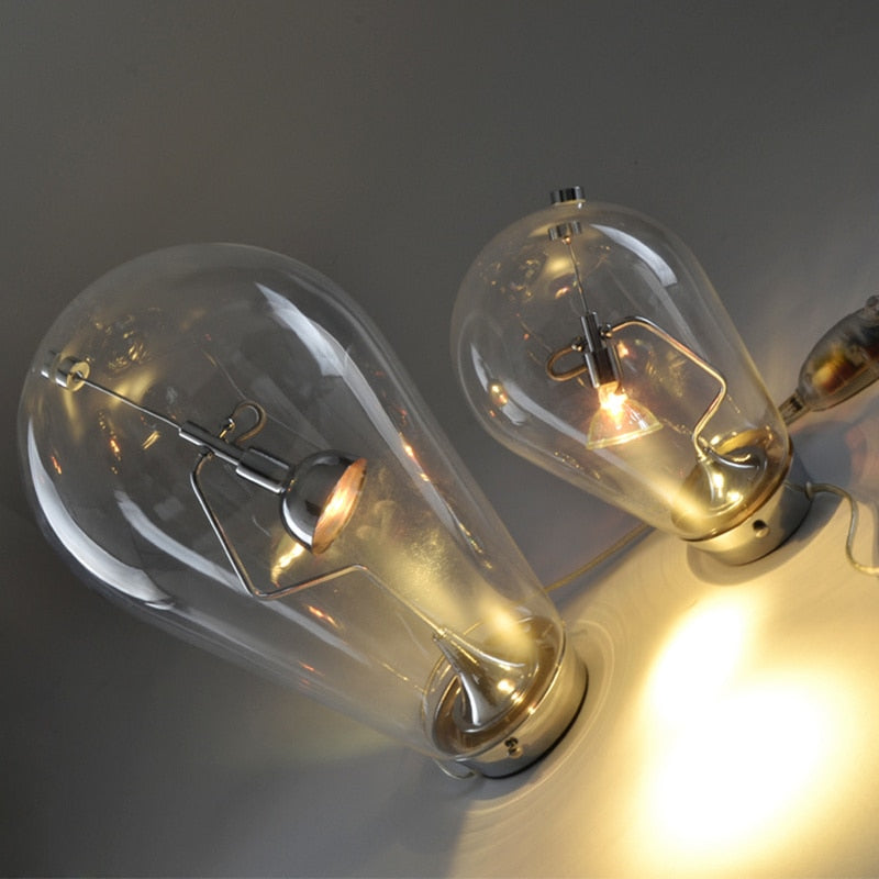 Lampe de bureau design contemporain en verre BULB