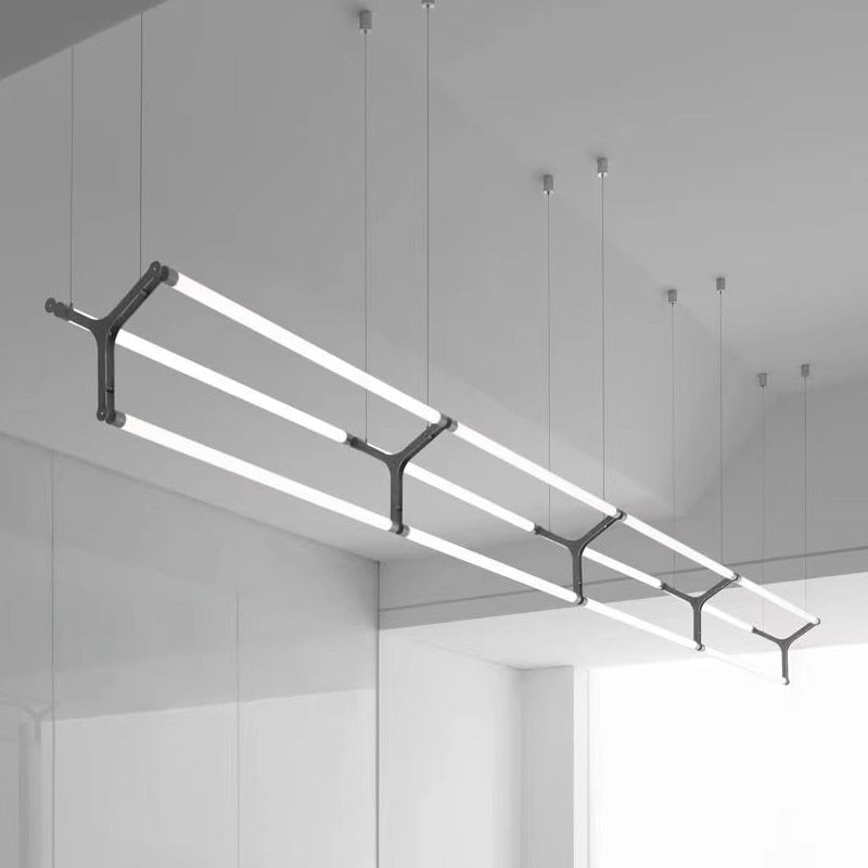 Lámpara colgante LED de metal de diseño moderno MATRIKA