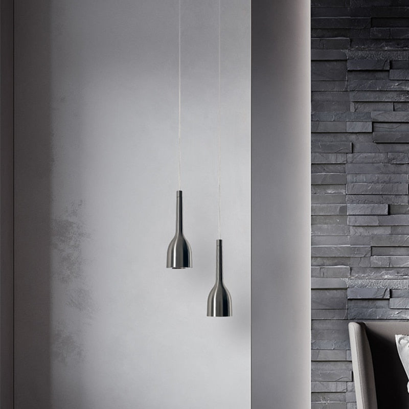 Suspension LED en métal Noxx design industriel