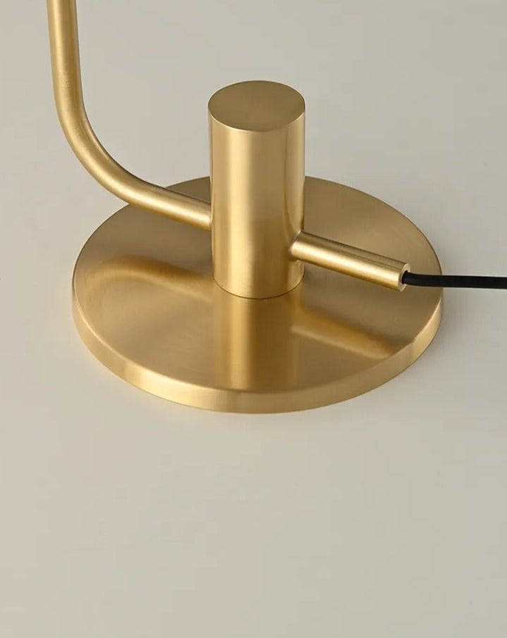 Lampe de bureau design brass LOTUS