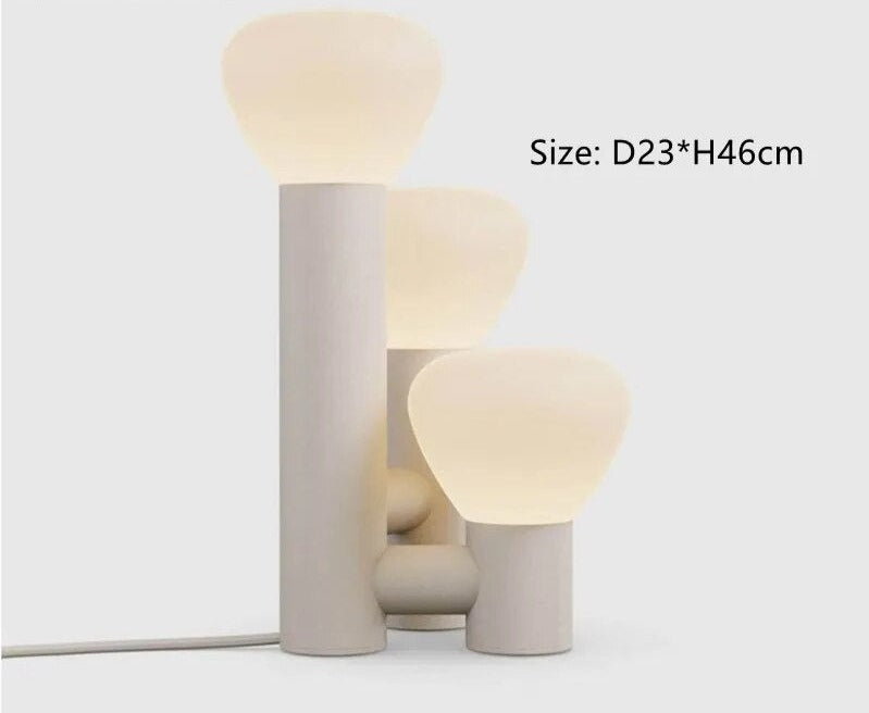 Lampe de table design 3 globes PILLAR