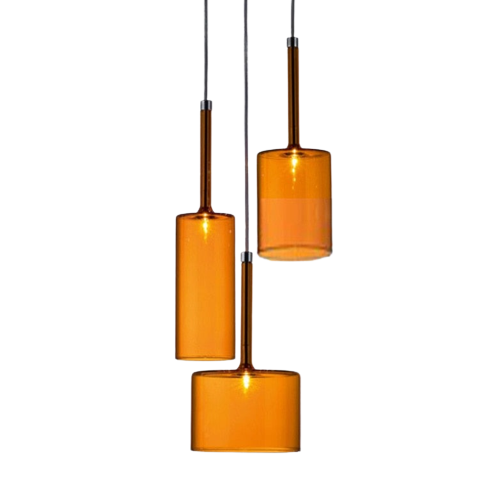 Suspension en verre design FLURITO