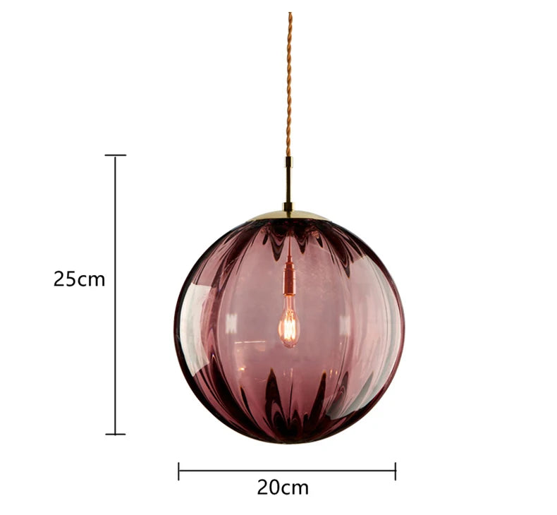 Suspension design scandinave en verre SFAIRA