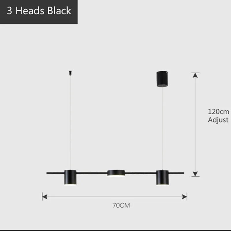 Suspension design LED en métal doré CUMA