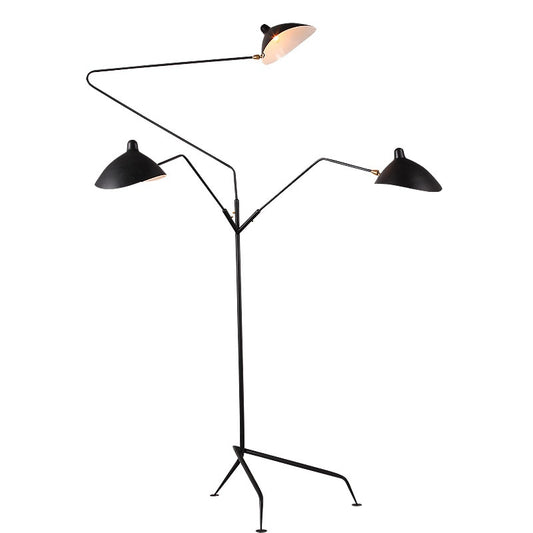 Lampadaire design en métal noir Beam1.0