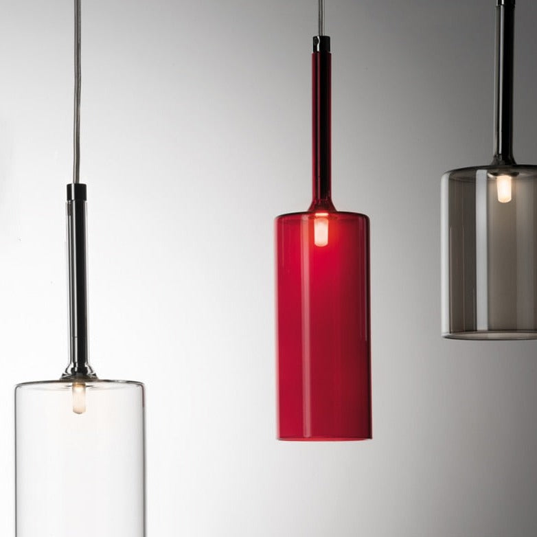 Suspension en verre design