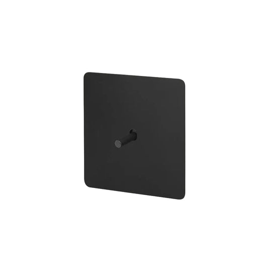 Prises et interrupteurs design minimaliste à bascule en acier inoxydable noir mat SVS-R13