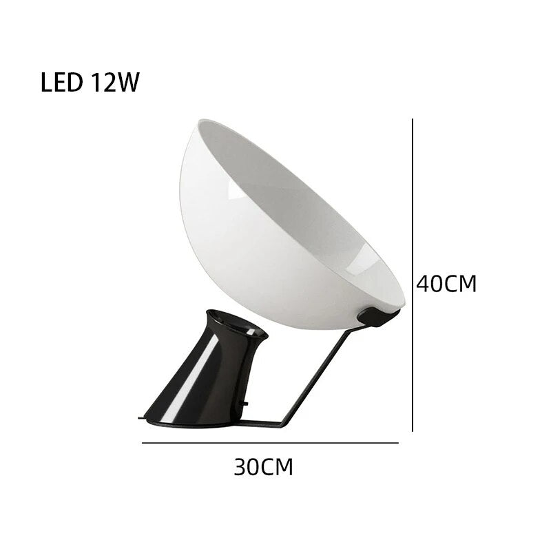 Lampe de bureau design minimaliste LED en métal KUJU