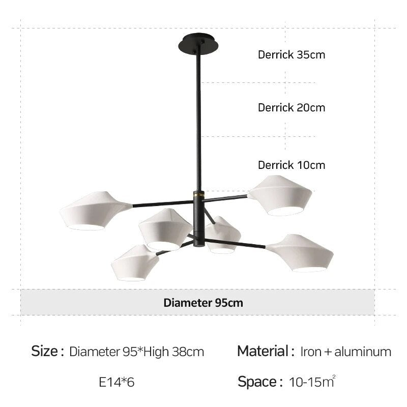 Lustre design avec direction ajustable en métal M ARRAY