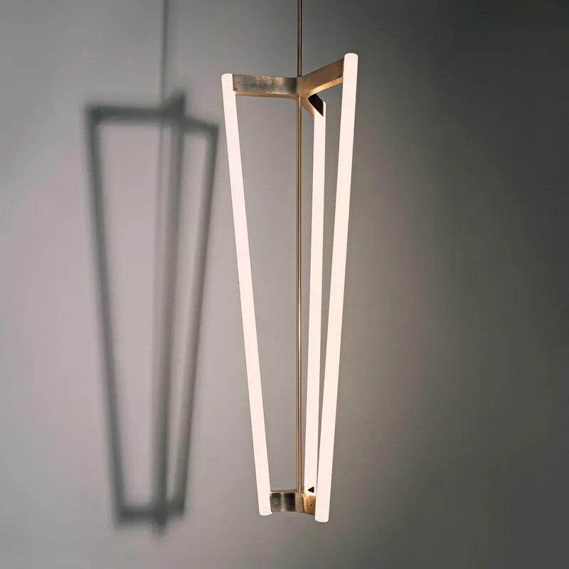 Suspension vertical LED design futuriste en métal OMVENDT