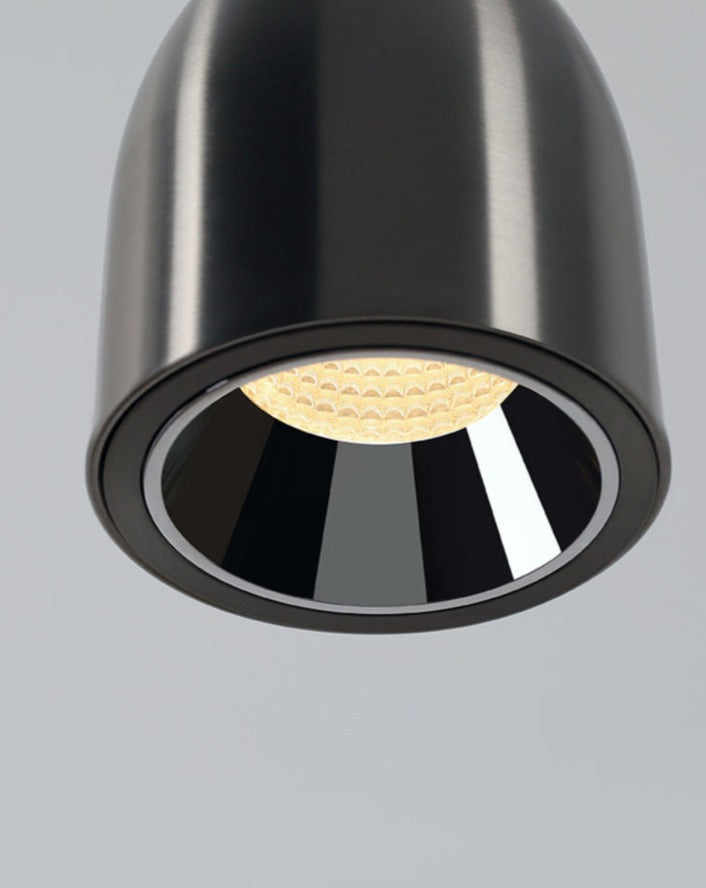 Suspension LED en métal Noxx design industriel