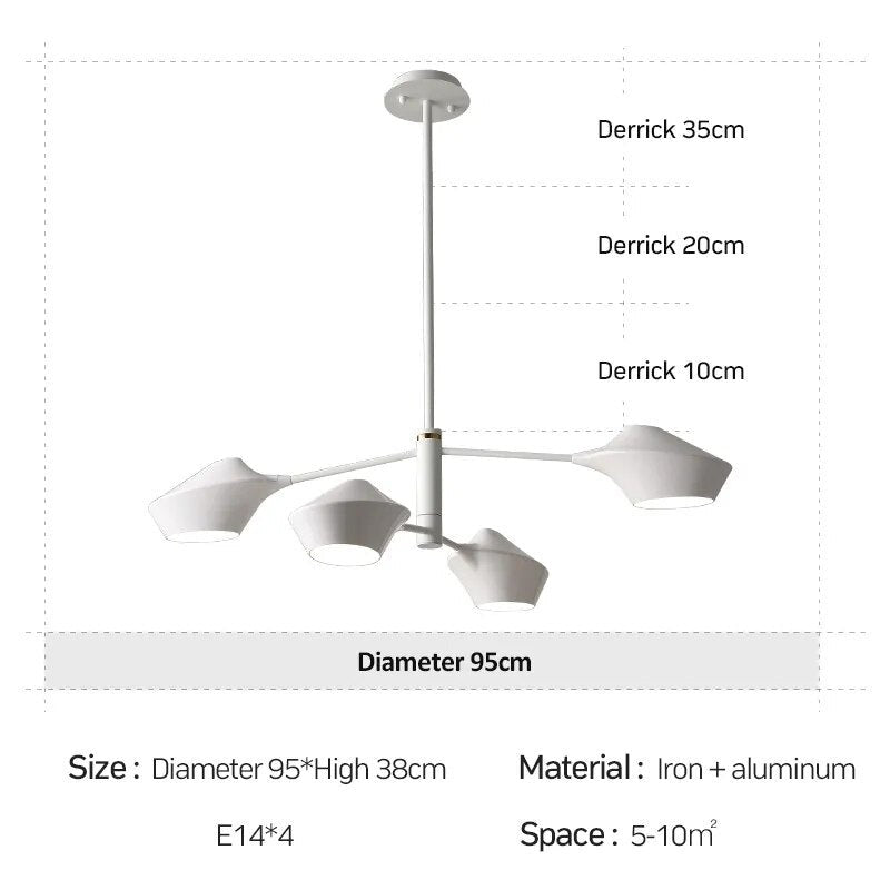 Lustre design avec direction ajustable en métal M ARRAY