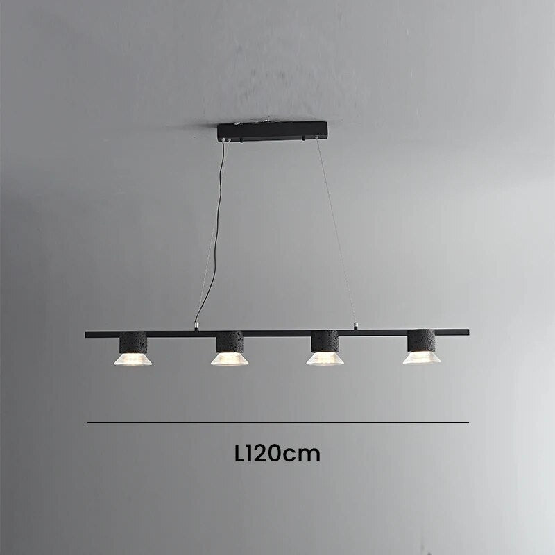 Suspension design industrielle LED en métal CETRI