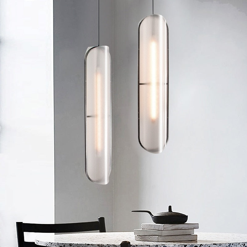 Suspension design moderne LED transparente FS002