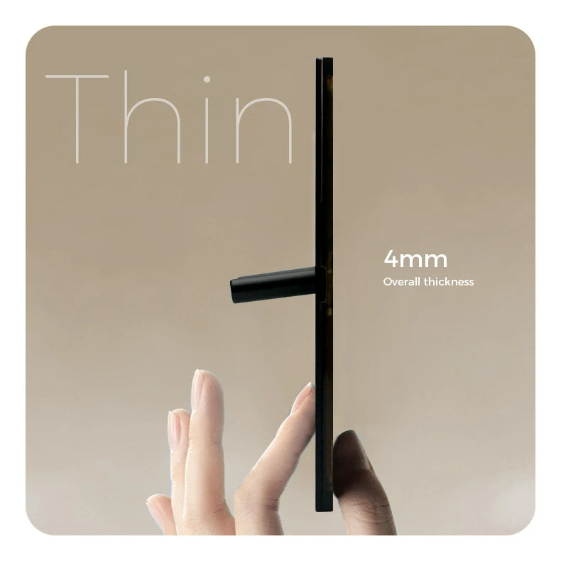 Prises et interrupteurs design minimaliste à bascule en acier inoxydable noir mat SVS13