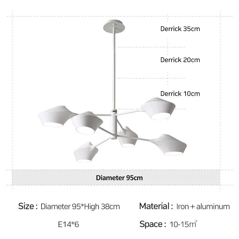 Lustre design avec direction ajustable en métal M ARRAY