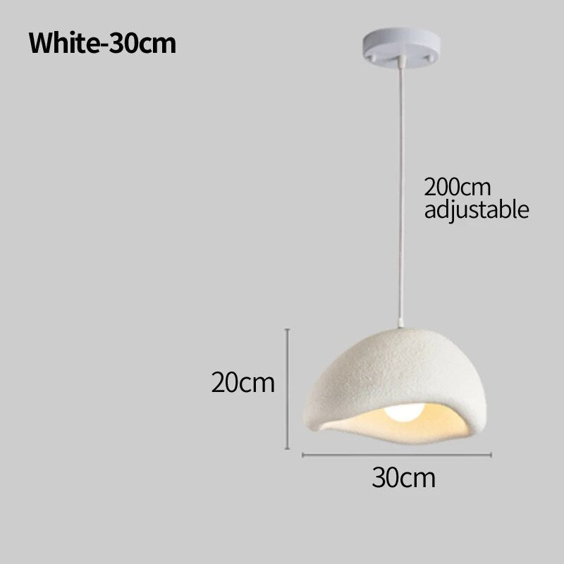 Suspension design épurée forme organique en polystyrène OVUM