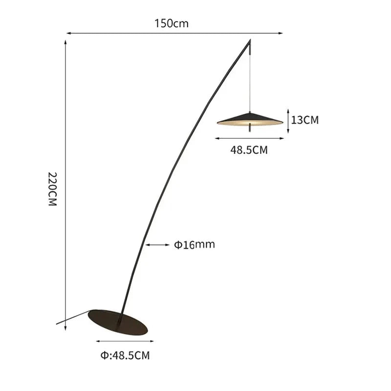 Lampadaire LED en métal design Spy-x