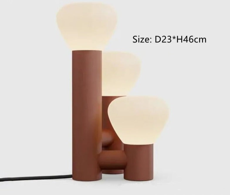 Lampe de table design 3 globes PILLAR