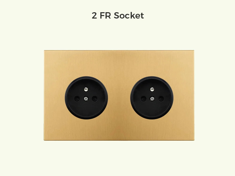 SCS22 stainless steel sockets and toggle switches