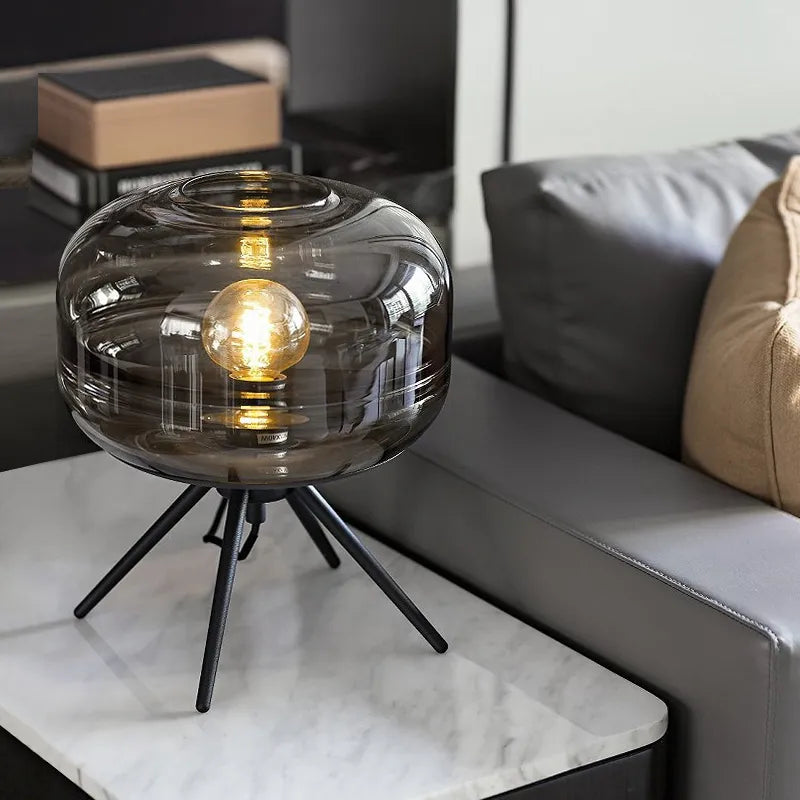 Lampe de table design en verre CAPPA