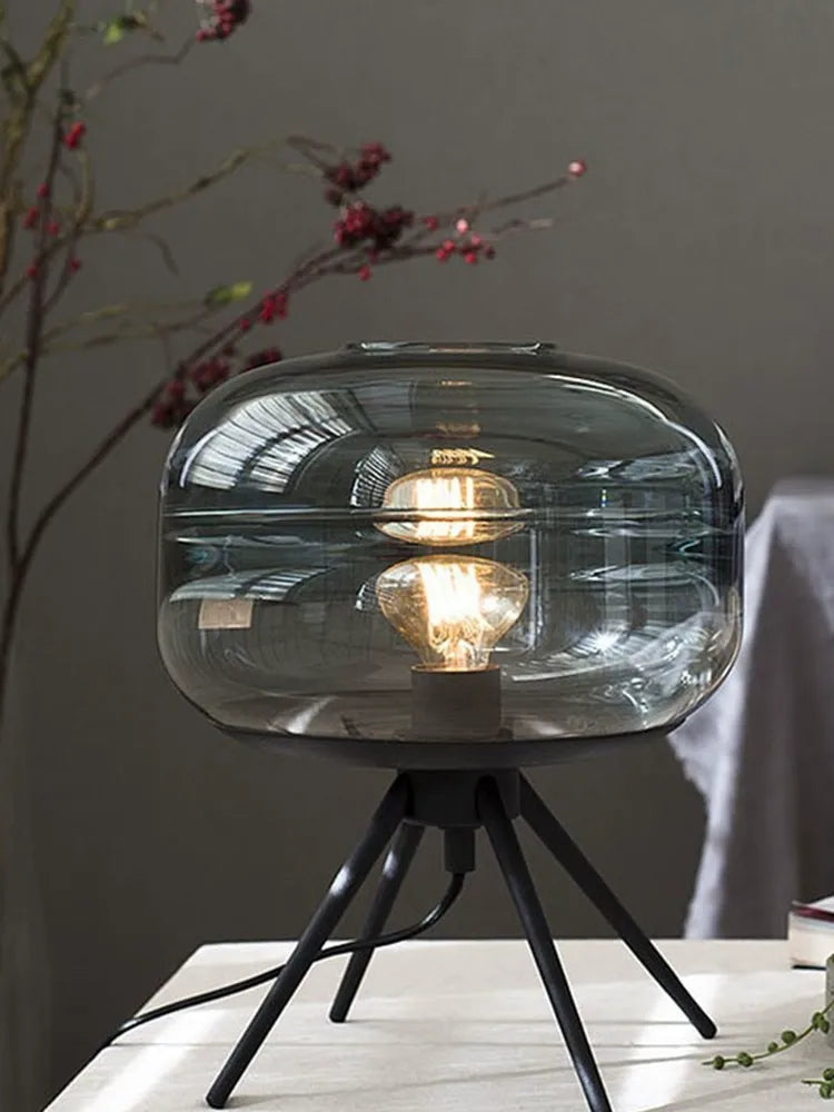 Lampe de table design en verre CAPPA