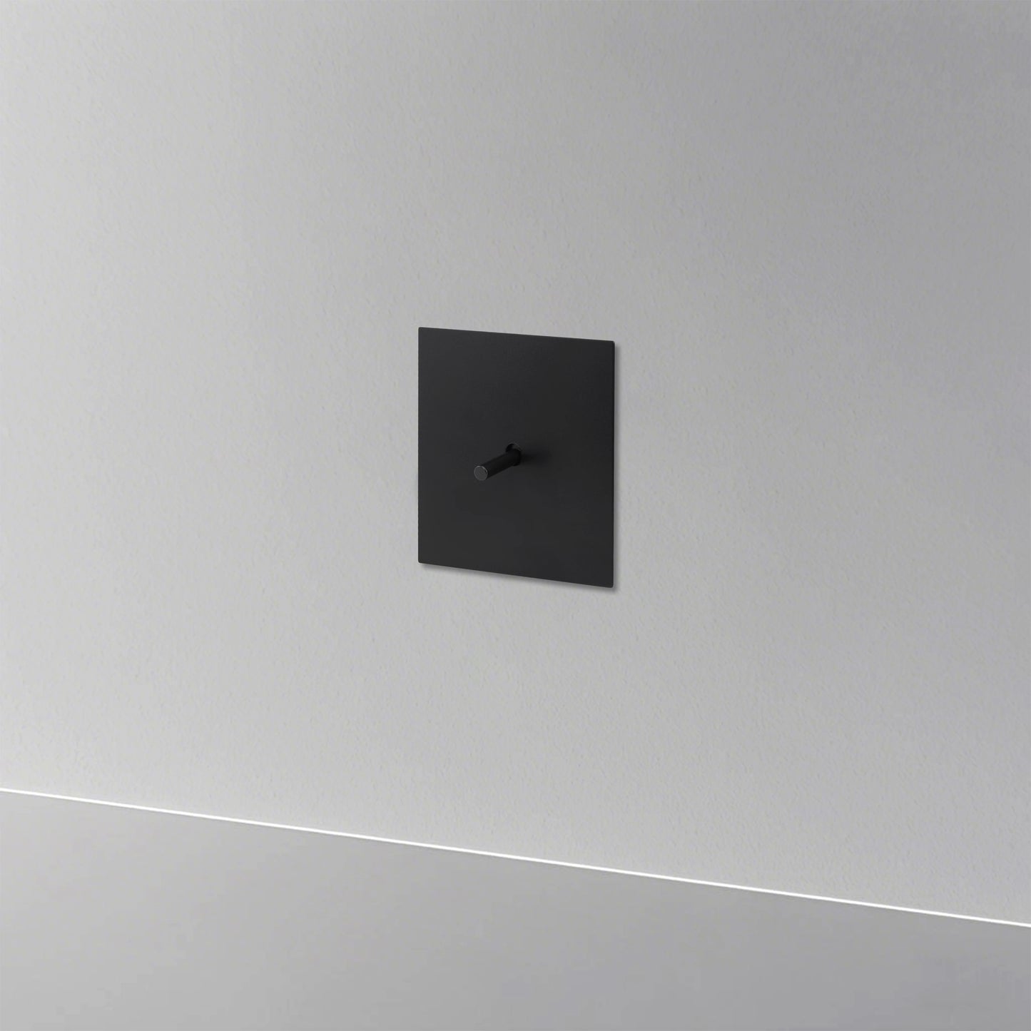 Prises et interrupteurs design minimaliste à bascule en acier inoxydable noir mat SVS13