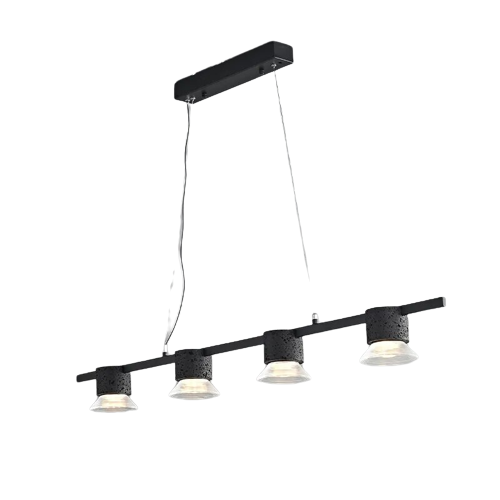 Suspension design industrielle LED en métal CETRI