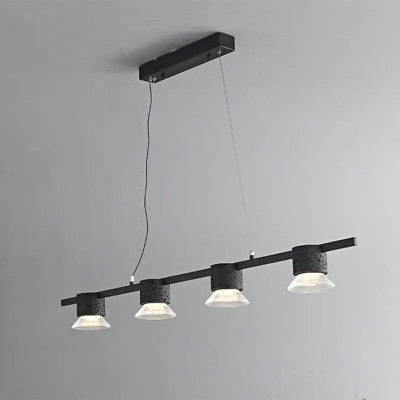 Suspension design industrielle LED en métal CETRI