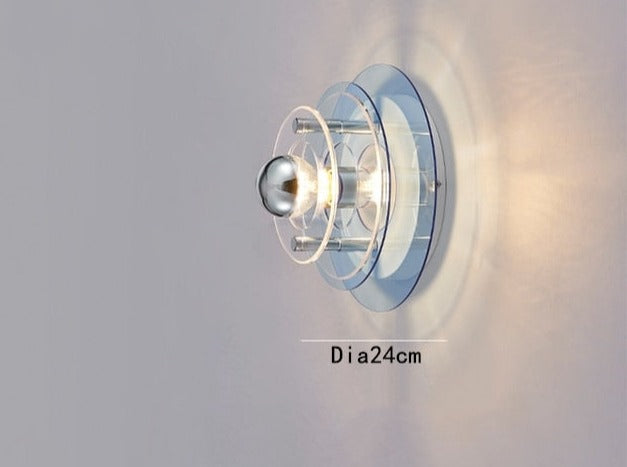 Retro acrylic designer wall light