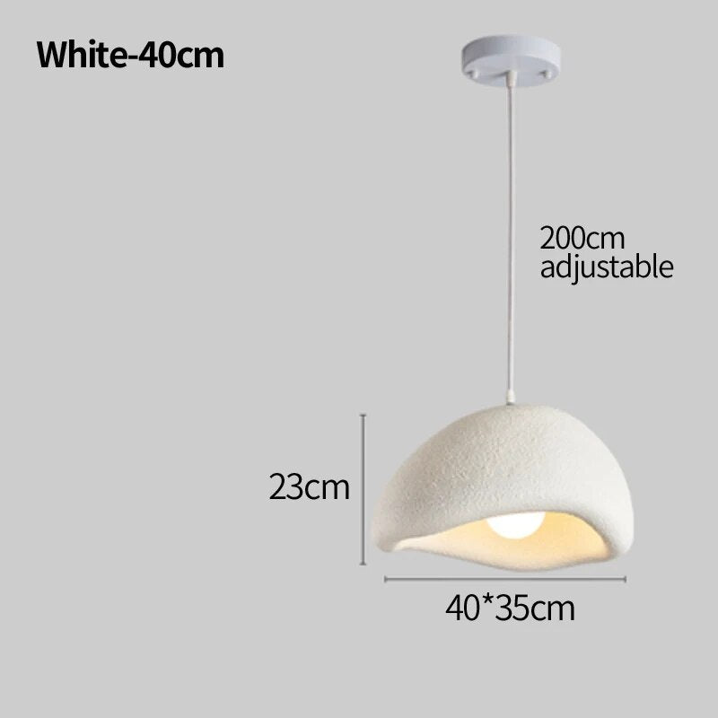 Suspension design épurée forme organique en polystyrène OVUM