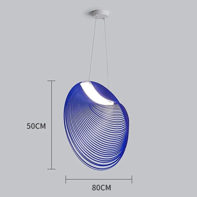 Lámpara colgante LED de madera de diseño moderno UVA